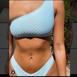 Frankie’s bikinis terry cloth bikini set